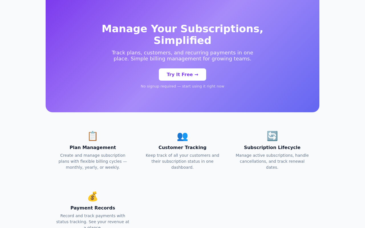 Billing Platform