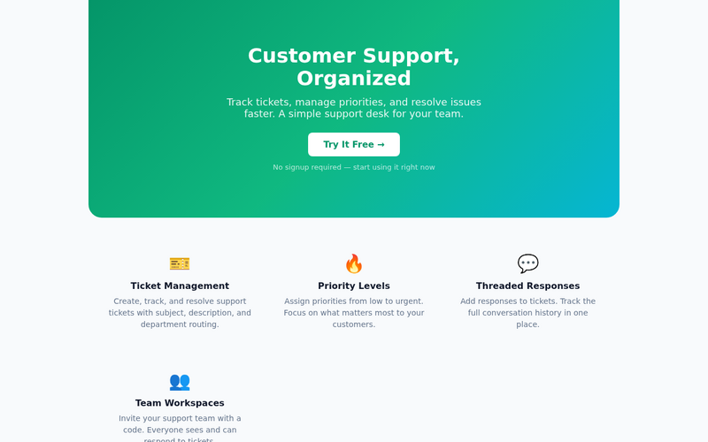 Customer Support