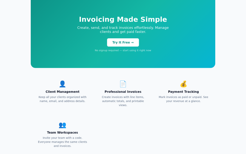 Invoice App